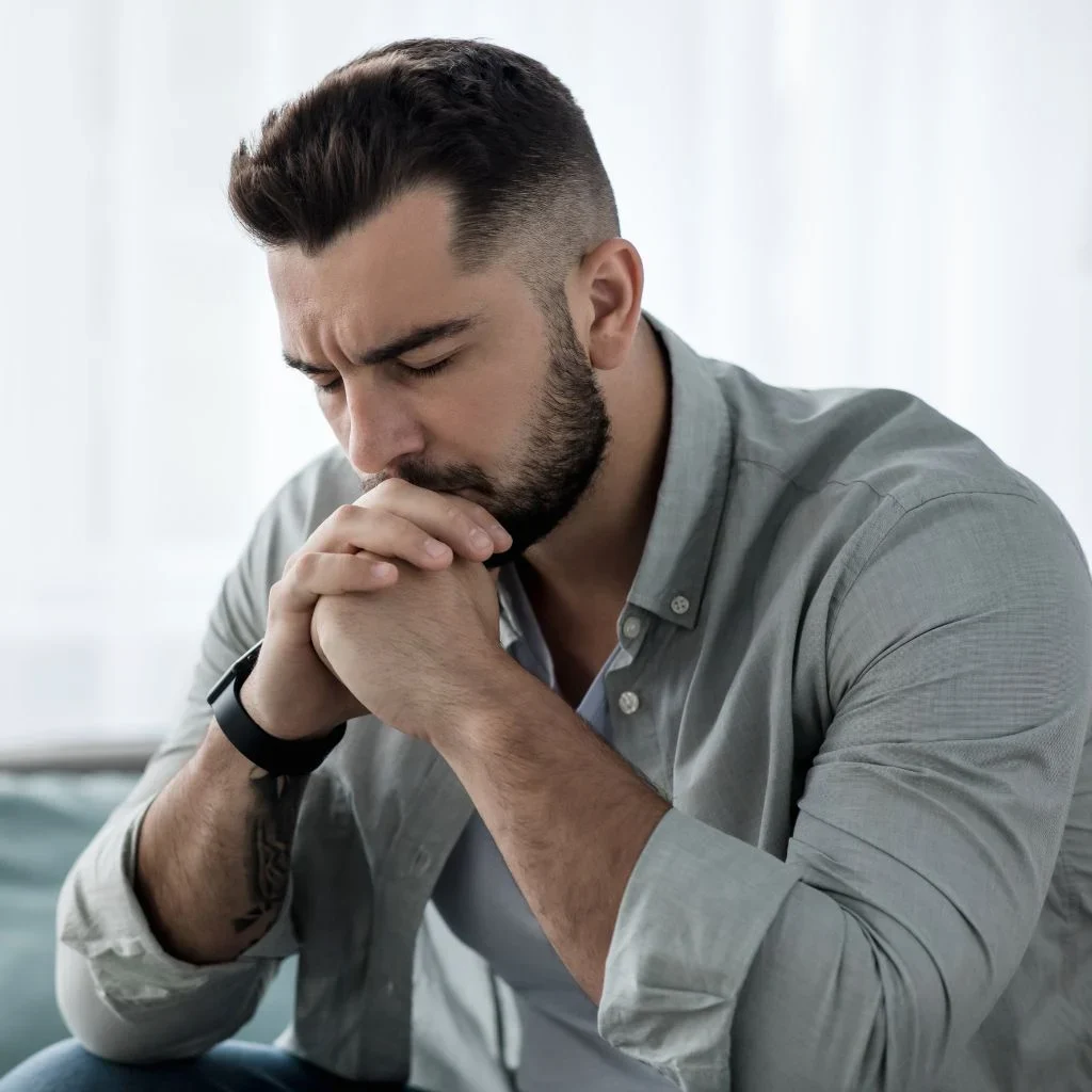 Man in crisis