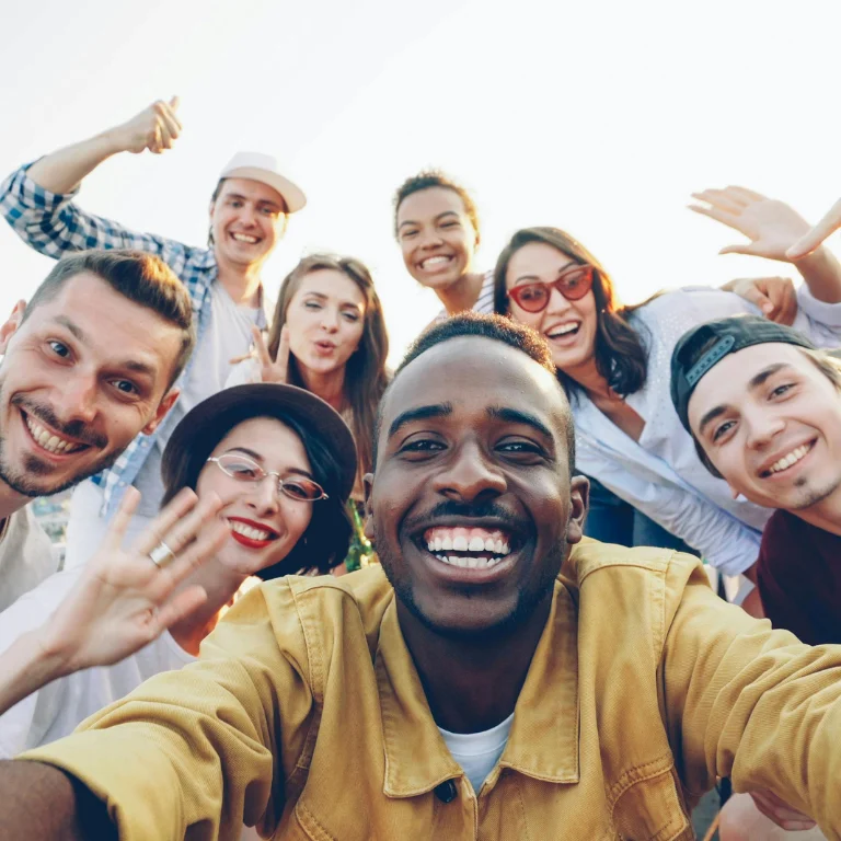 Smiling Group of People