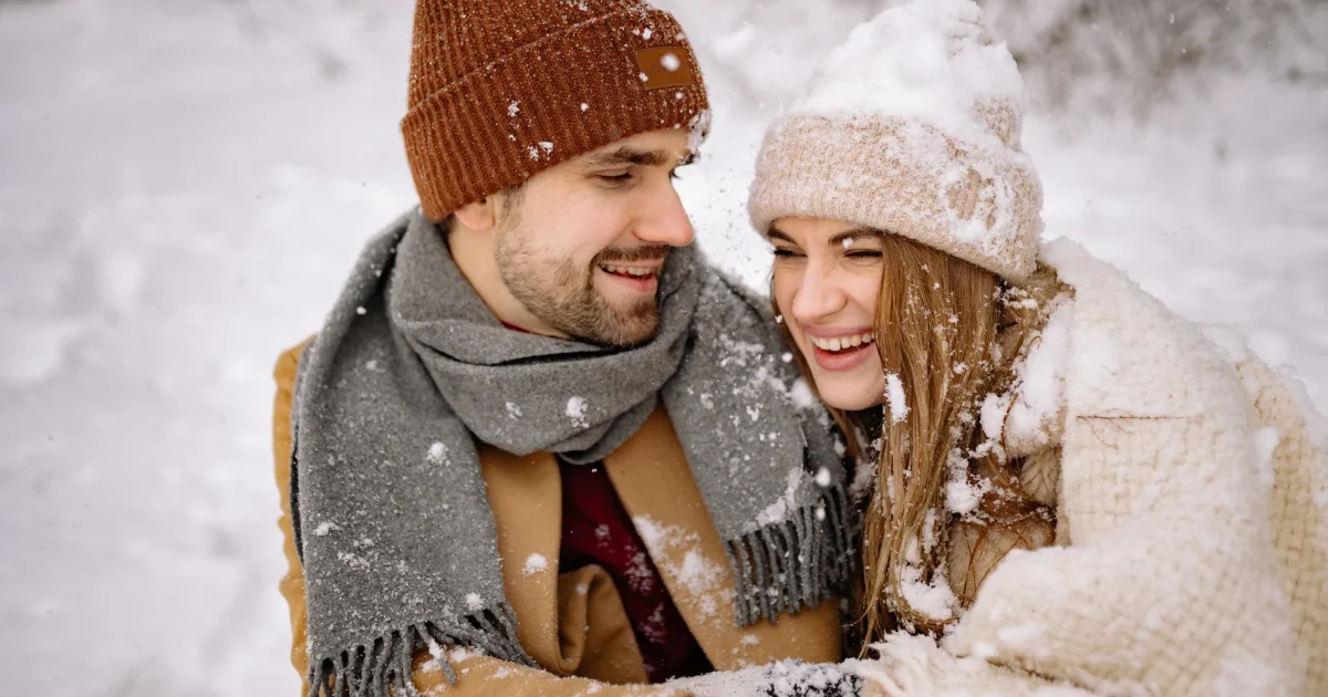 Happy Couple during the Holidays